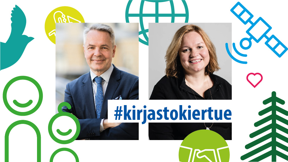 Ministrarna Haavisto och Kiuru diskuterade i Björneborg