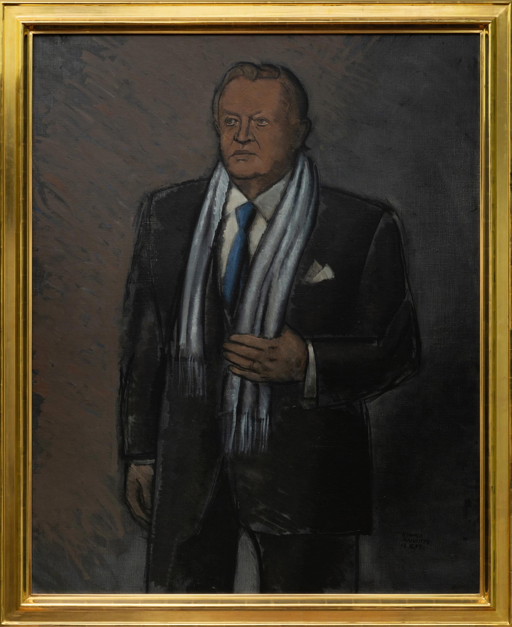 Presidentti Martti Ahtisaaren muotokuva