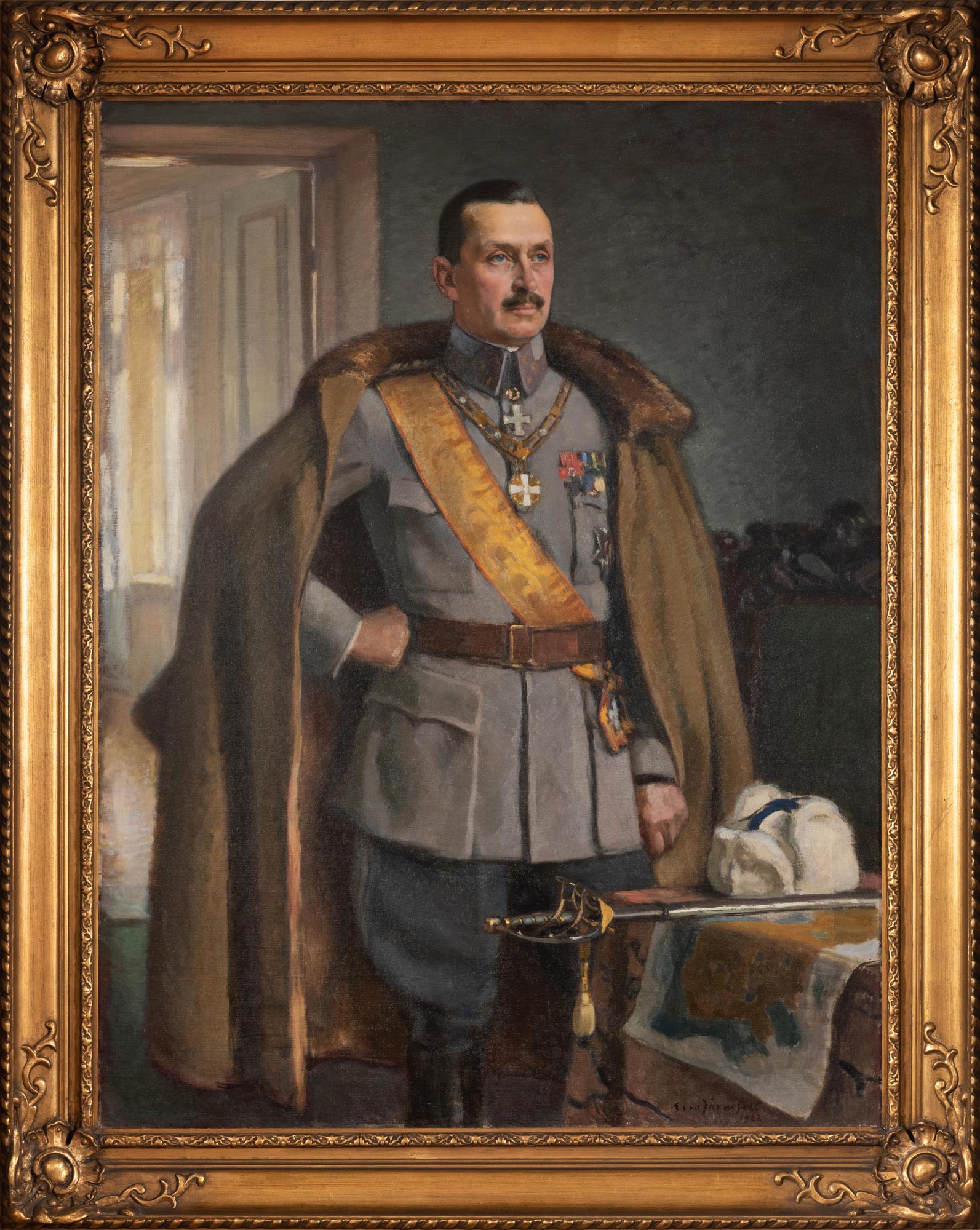 Presidentti C.G. Mannerheimin muotokuva