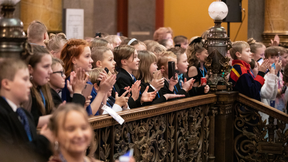 Party atmosphere from the celebration of 2022 at the House of the Estates