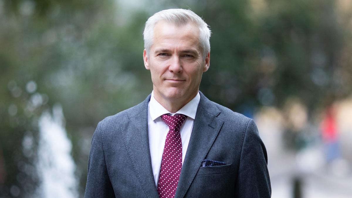 I foto Europa- och ägarstyrningsminister Anders Adlercreutz