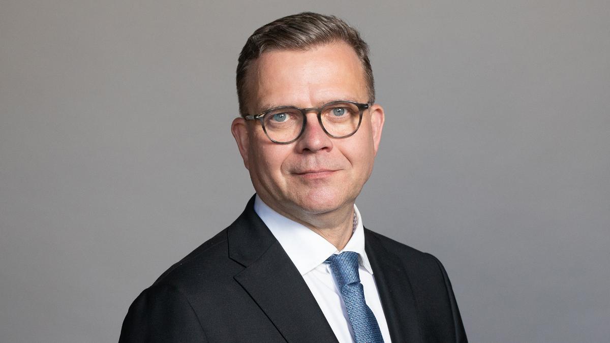 A photo of Prime Minister Petteri Orpo