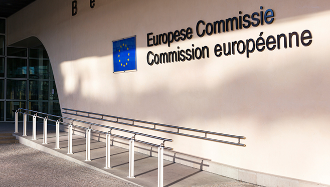 Europeiska kommissionens huvudbyggnad Berlaymont.