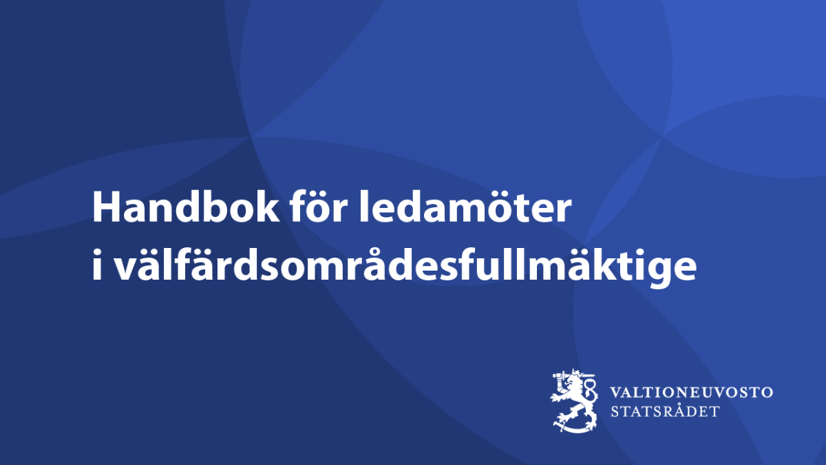 Handbok för välfärdsområdesfullmäktig