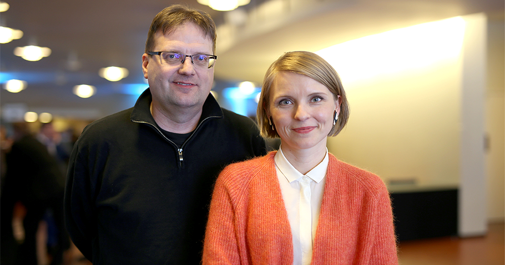 Antti Kuopila ja Lotta Mattsson.