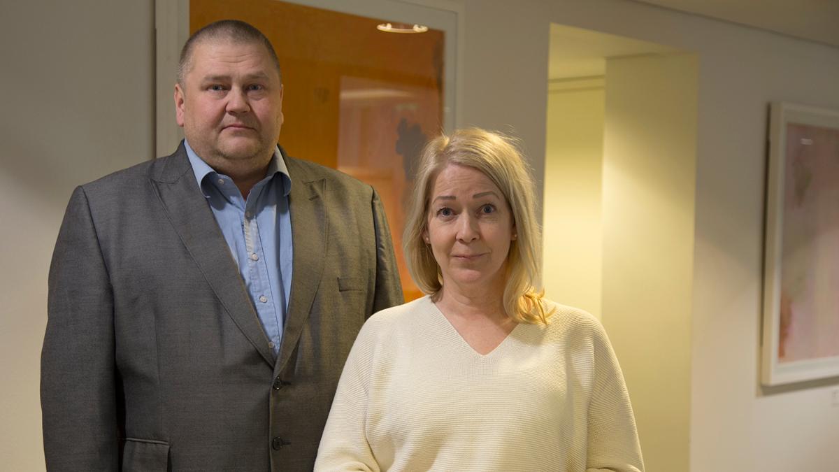 Hannu Koivurinta ja Tarja Sinivuori-Boldt.
