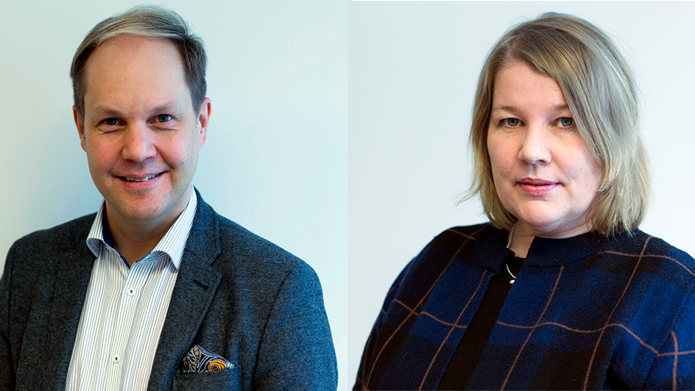 Mervi Kuittinen ja Pasi Leppänen.