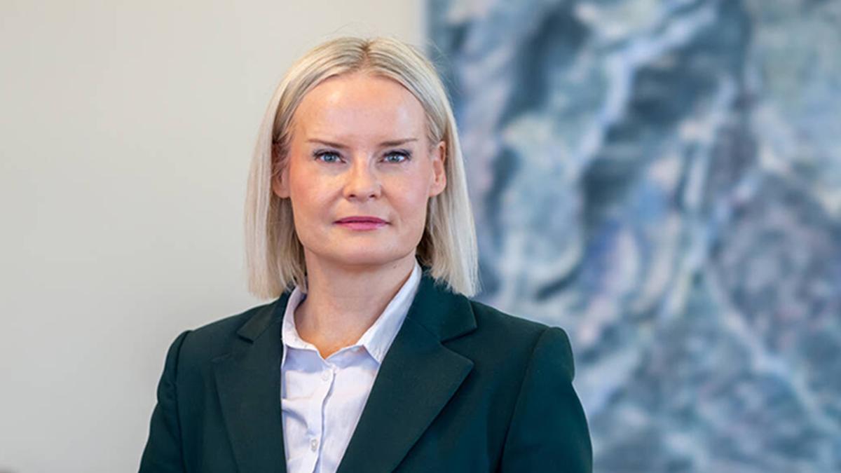 Valtiovarainministeri Riikka Purra.