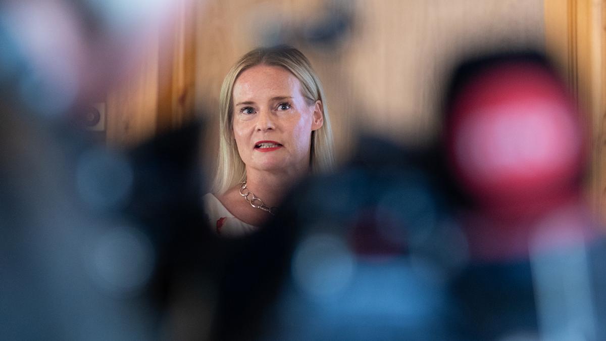 Finansminister Riikka Purra.