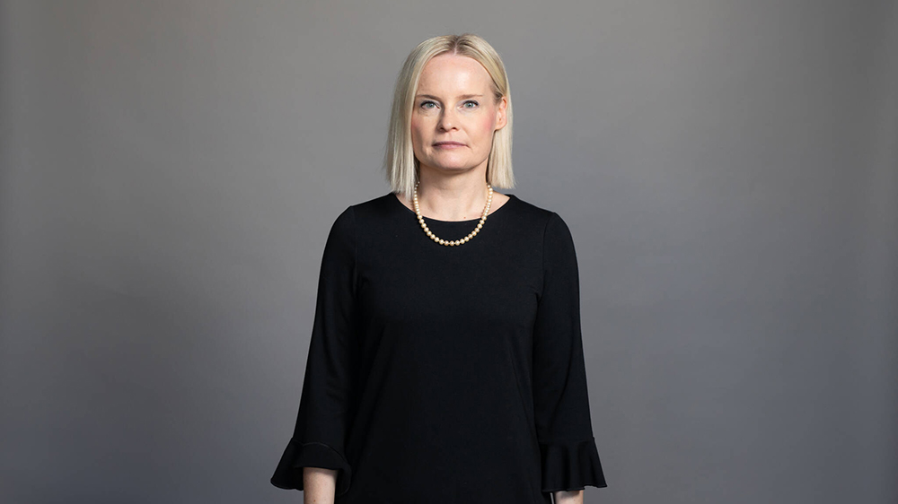 Finansminister Riikka Purra.