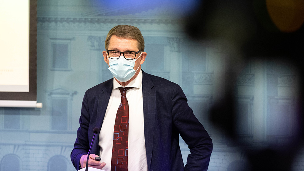 Valtiovarainministeri Matti Vanhanen.