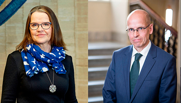 Päivi Nerg ja Martti Hetemäki.