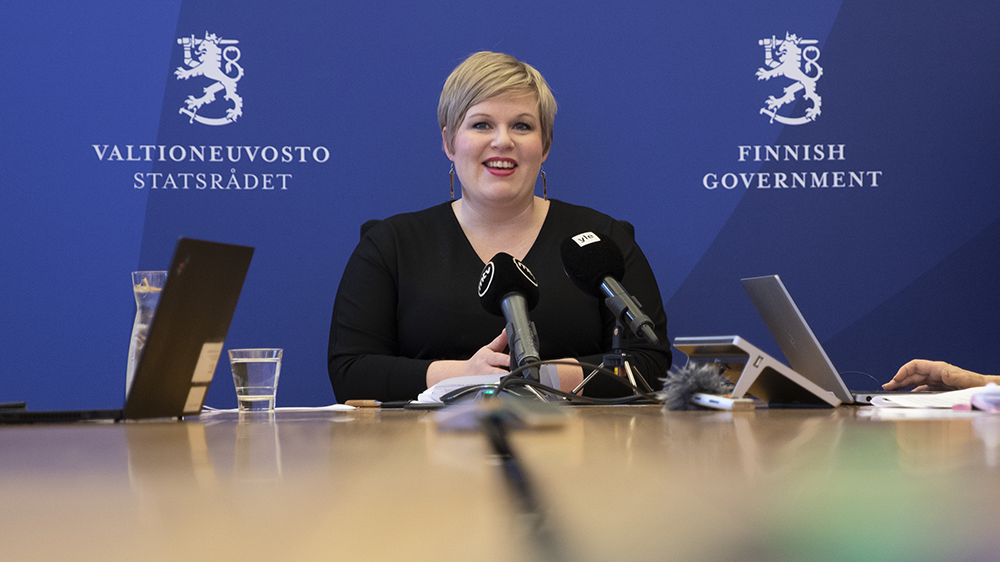 Valtiovarainministeri Annika Saarikko.
