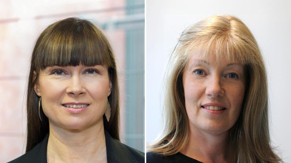 Kuvassa ovat kolumnin kirjoittajat Niina Kovanen ja Essi Rentola.