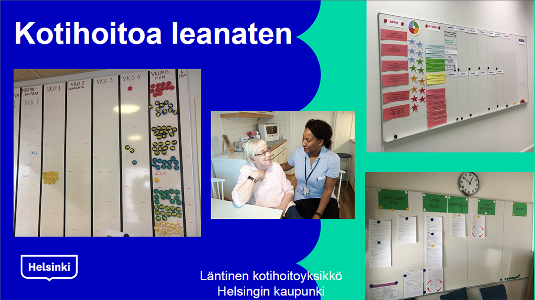 Kotihoitoa leanaten -taulut.