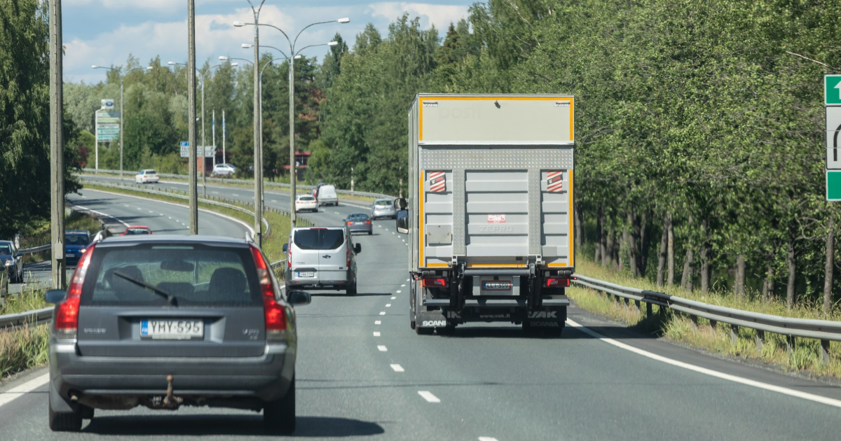 Traffic on E63 (Photo: Rodeo/Juha Tuomi)