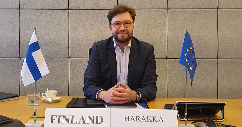 Kommunikationsminister Timo Harakka (Foto: Kommunikationsministeriet)