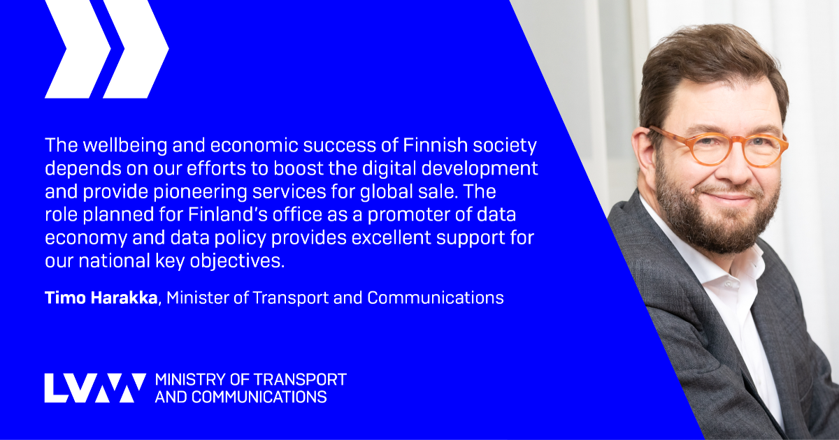 Minister of Transport and Communications Timo Harakka