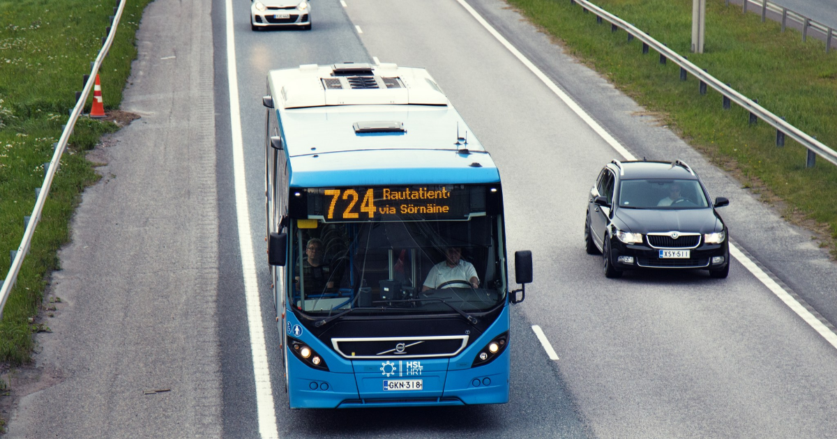 En buss i Helsingfors (Foto: Maksimilian/Shutterstock)