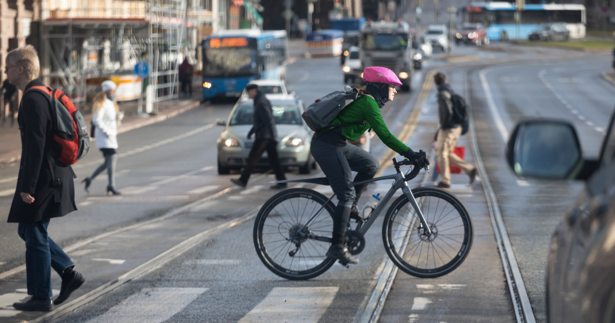 Traffic in Helsinki. (Photo: Juha Tuomi / Rodeo)