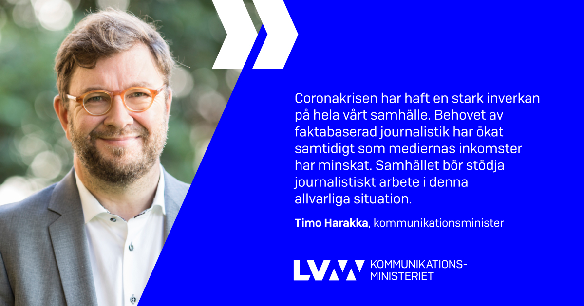 Kommunikationsminister Timo Harakka (Foto: Kommunikationsministeriet)