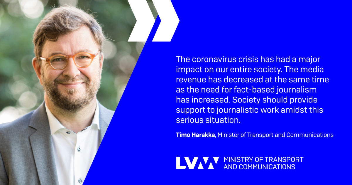 Minister of Transport and Communications Timo Harakka (Photo: Ministy of Transport and Communications)