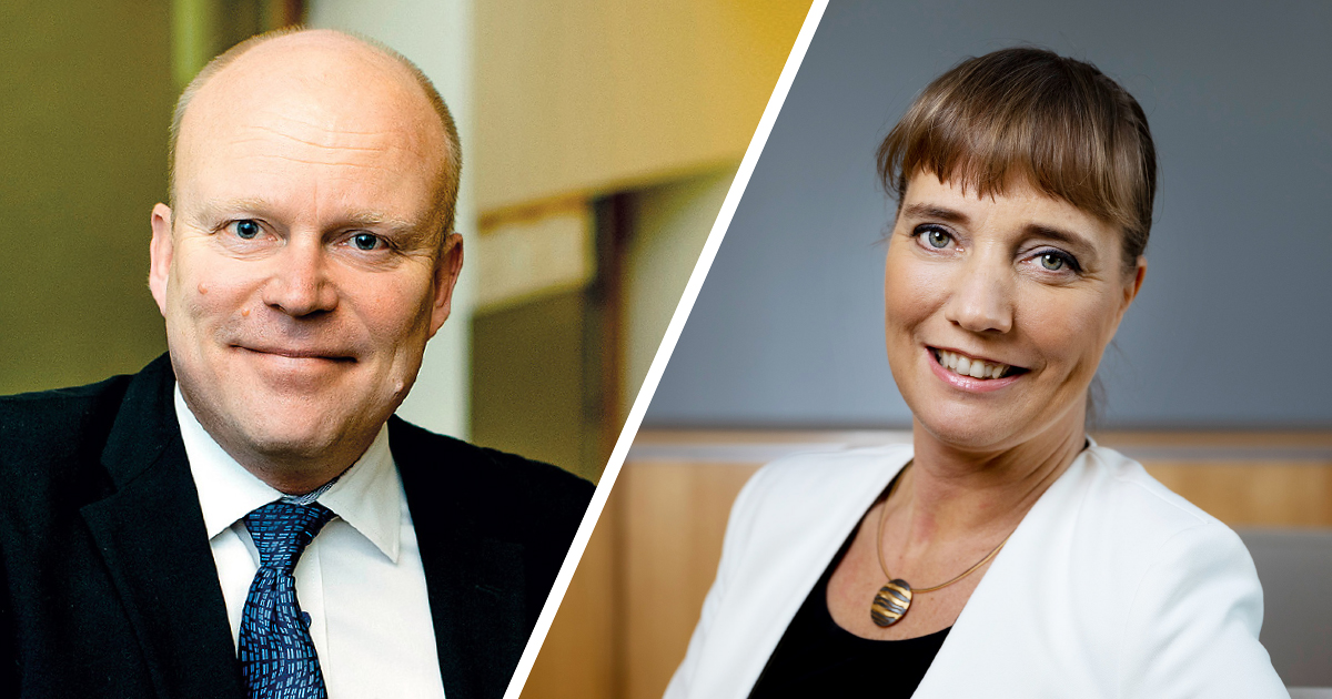 Juhapekka Ristola ja Sabina Lindström (Kuva: LVM)