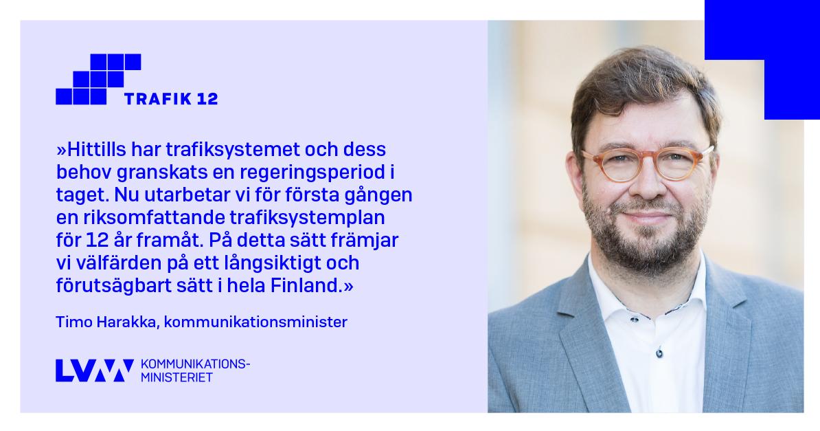 Kommunikationsminister Timo Harakka (Bild: Laura Kotila/Statsrådets kansli)