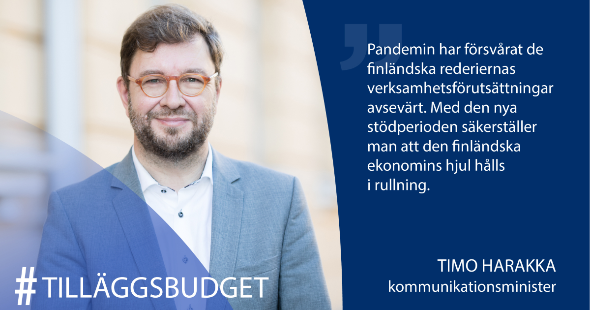 Kommunikationsminister Timo Harakka. (Foto: Laura Kotila / Statsrådets kansli)