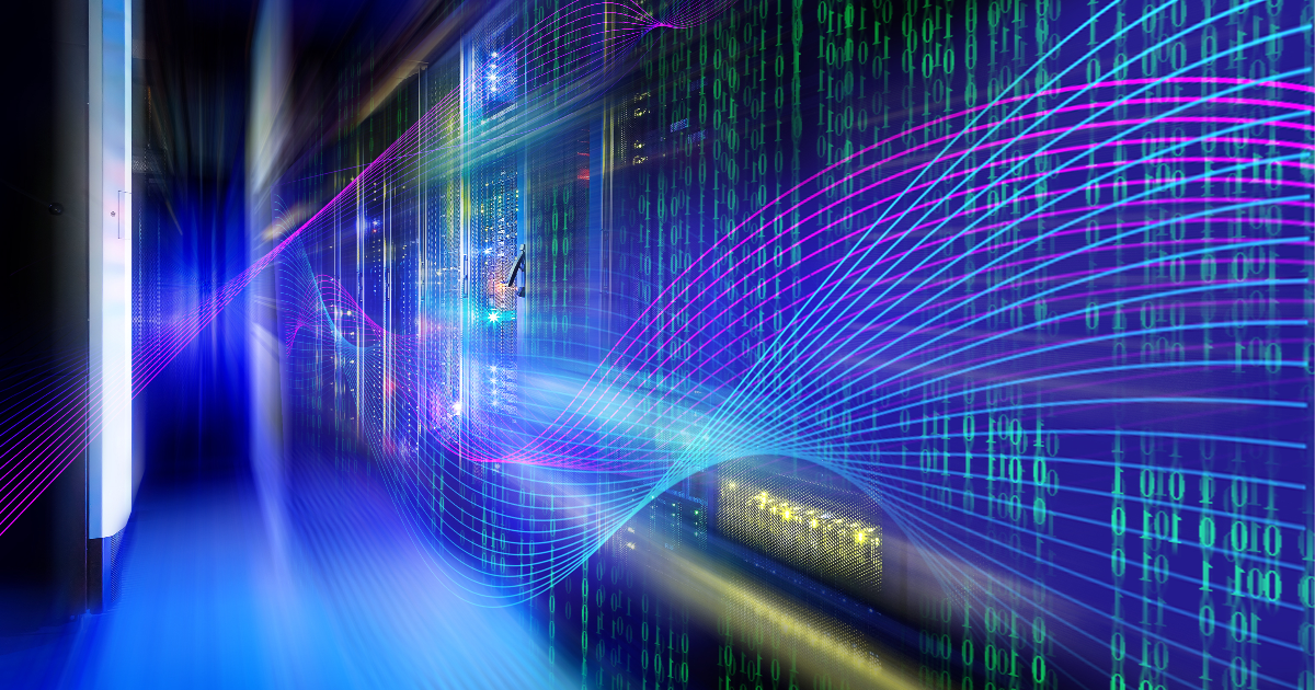 Bitström i datacentret. (Bild: Shutterstock / LVM)