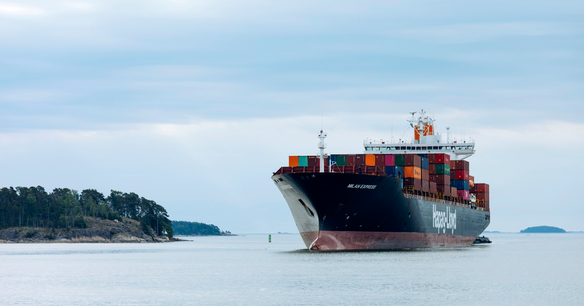 A cargo ship. (Photo: Mika Pakarinen, Keksi/LVM)