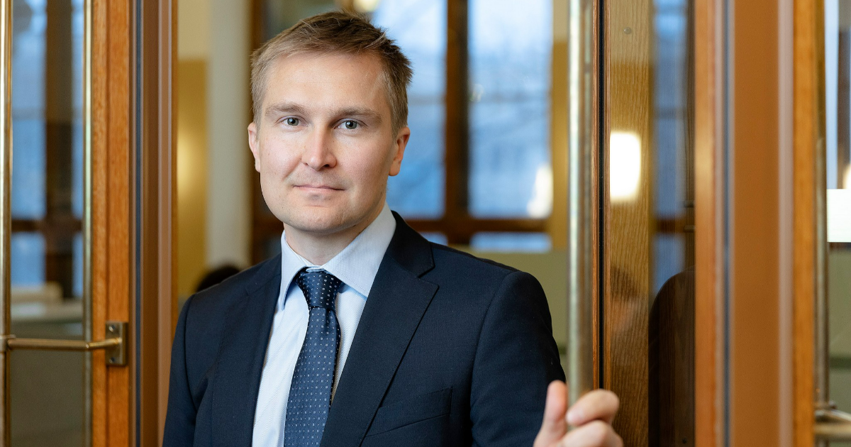 Miikka Rainiala, direktör för styrningsenheten, Kommunikationsministeriet. (Photo: Tomi Parkkonen / KM)