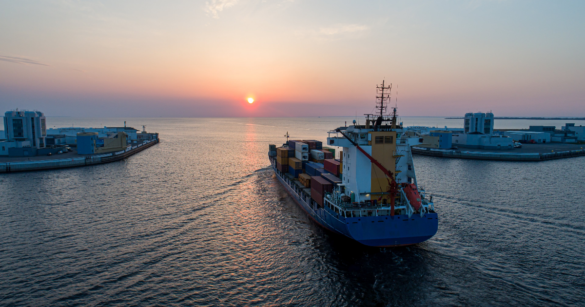 Cargo ship leaving the port (Picture: Shutterstock)