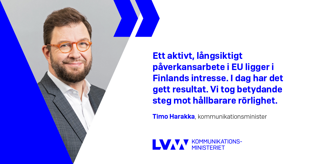Kommunikationsminister Timo Harakka (Bild: Suvi-Tuuli Kankaanpää, Keksi/LVM)