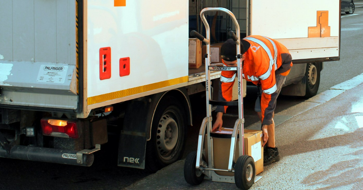 Post package in delivery. (Image: Harry Hykko / Shutterstock)