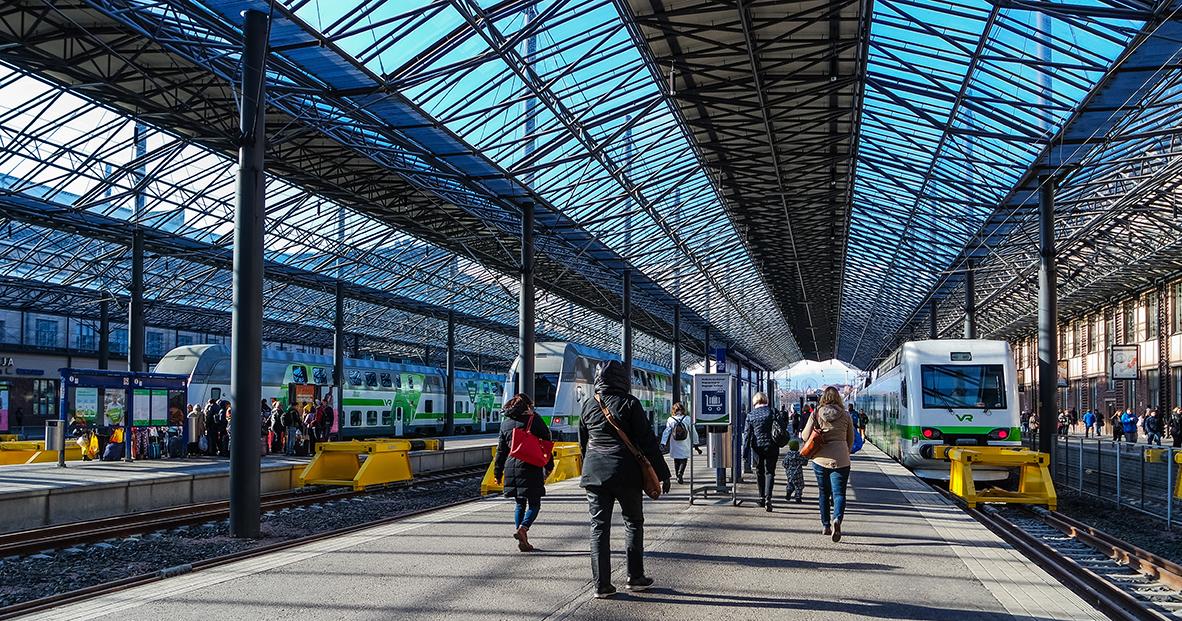 Helsingfors centralstation (Foto: Yury24/Shutterstock)