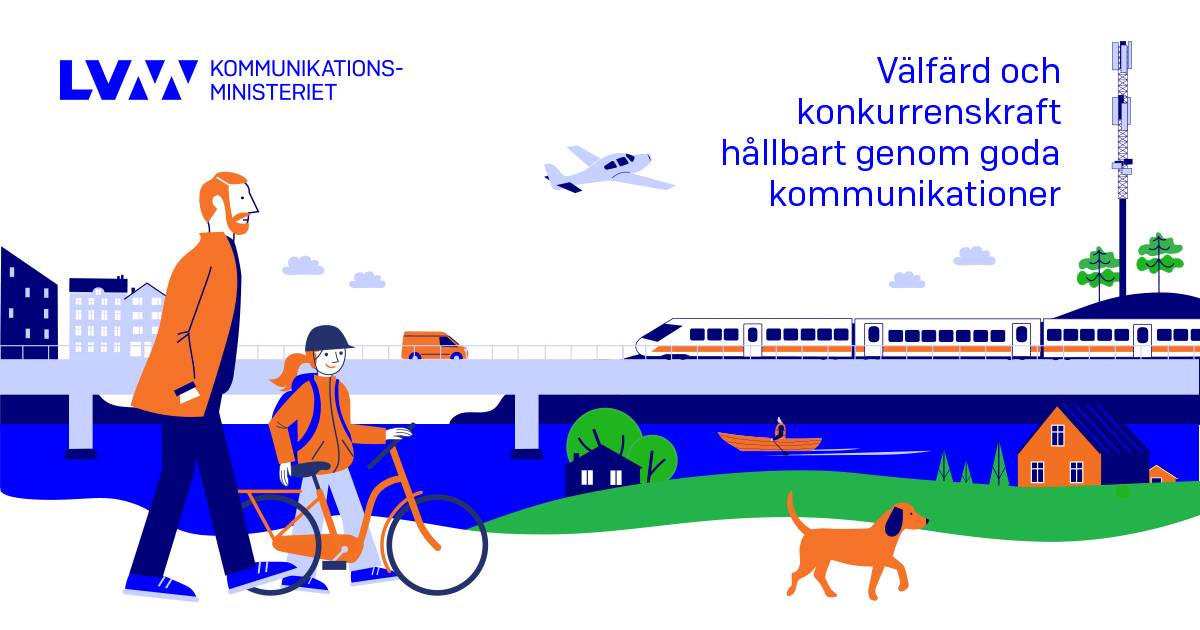 Välfärd och konkurrenskraft genom goda kommunikationer. (Bild: LVM)