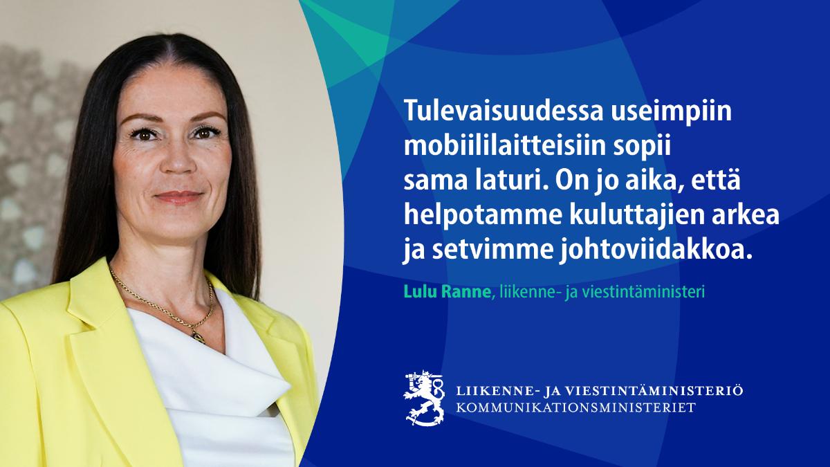 Minister of Transport and Communications Lulu Ranne looks at the camera