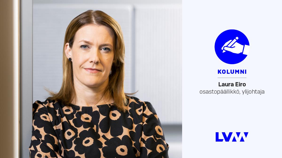 Kuvassa Laura Eiro, jolla päällä kuvioitu paita