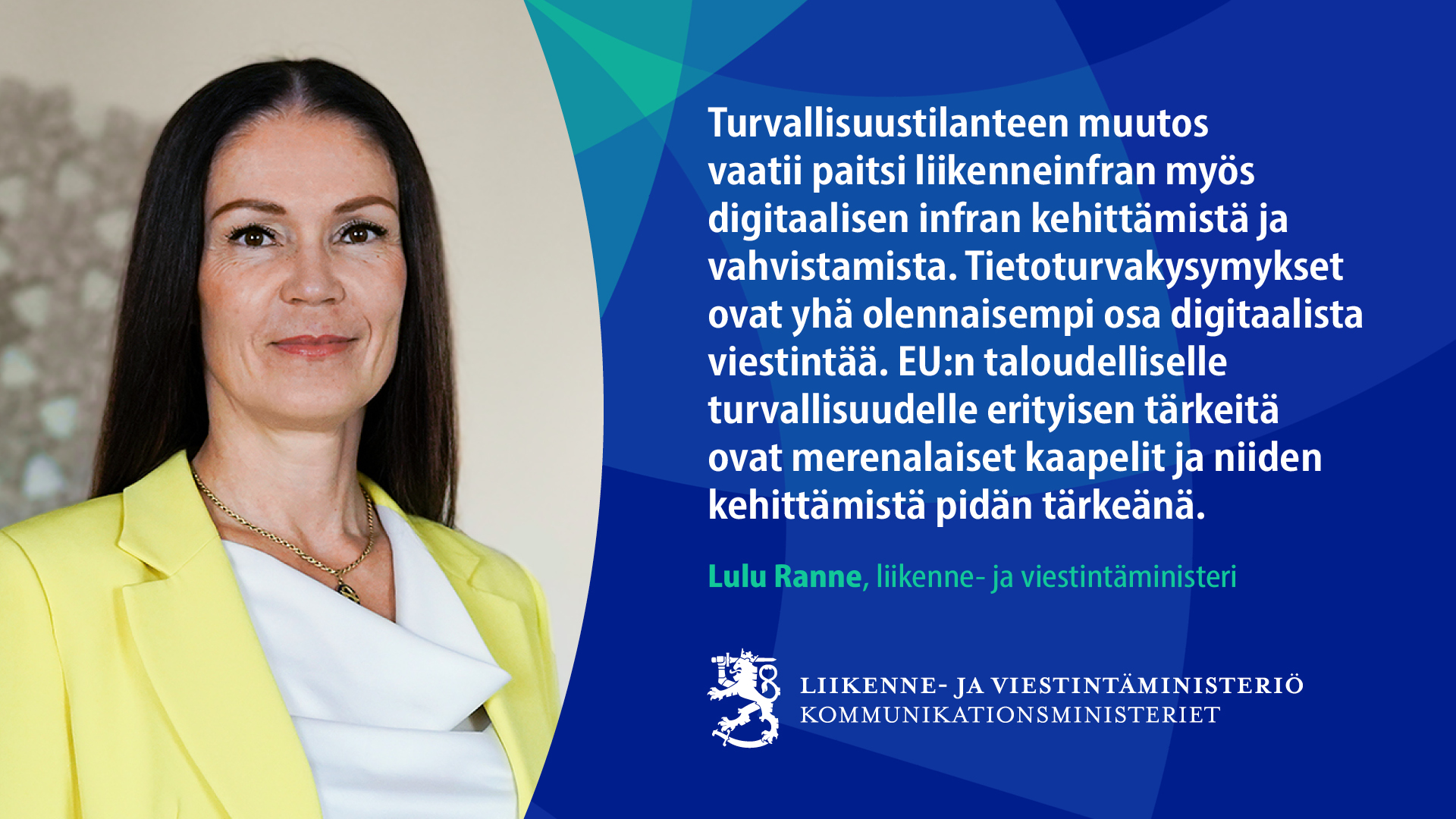 Ministeri Ranne: Turvallisuustilanteen Muutos Vaatii Panostuksia ...