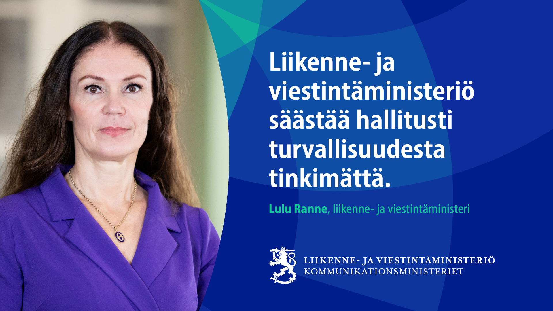 Ministeri Ranne: Liikenne- Ja Viestintäministeriö Säästää Hallitusti ...