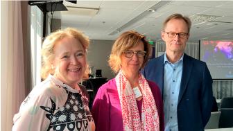 Jaana Husu-Kallio, Magda Kopczynska ja Petri Peltonen.