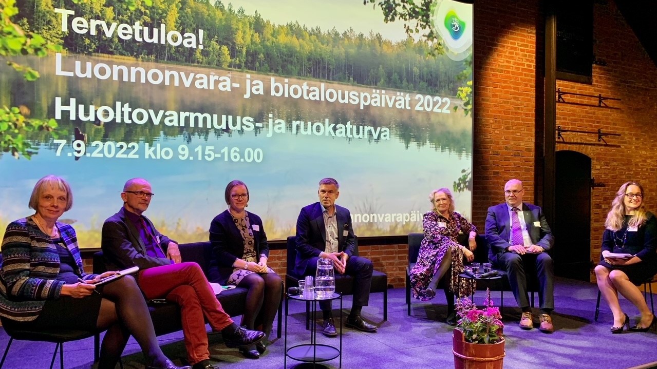 Ruokajärjestelmän ja huoltovarmuuden haasteet esillä Luonnonvara- ja  biotalouspäivillä