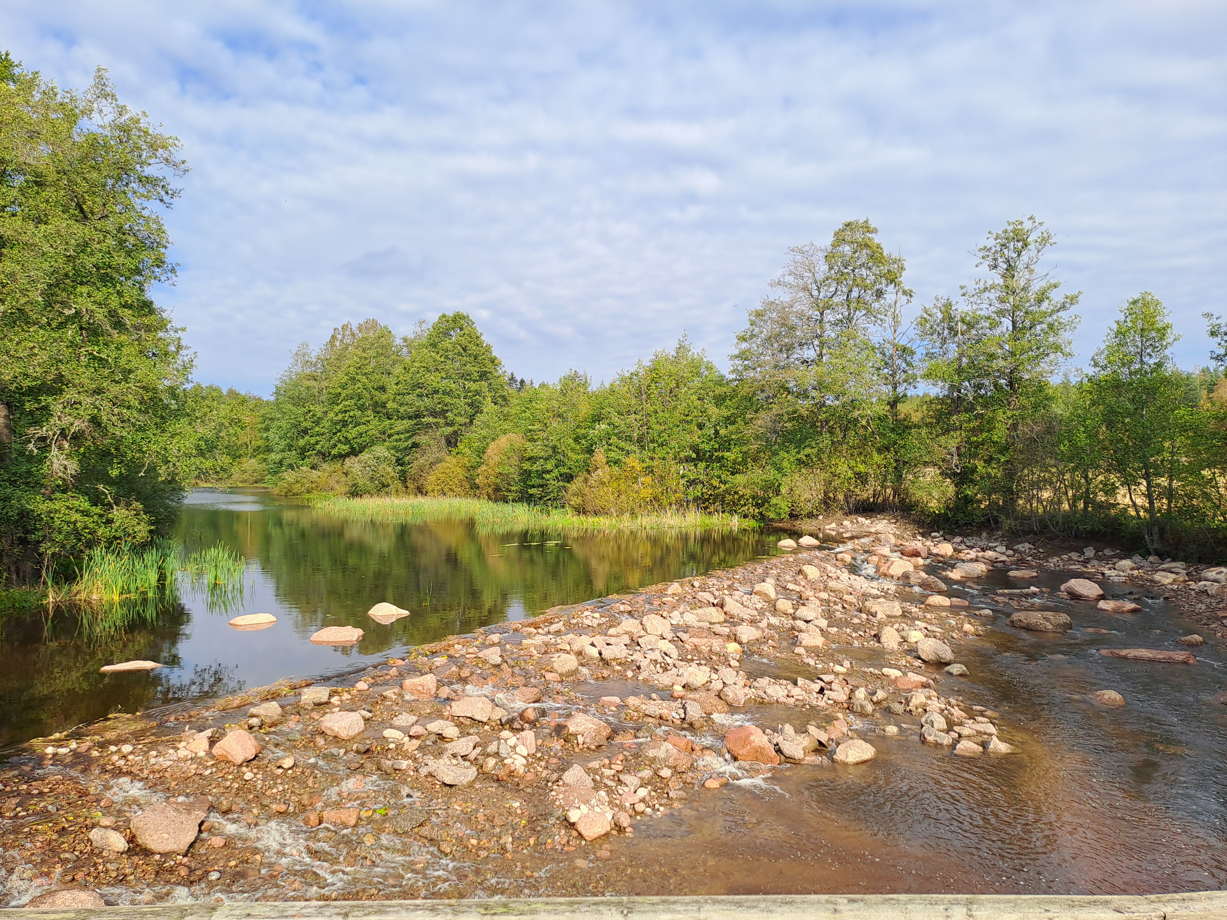 Padon pohjakynnys maisemassa