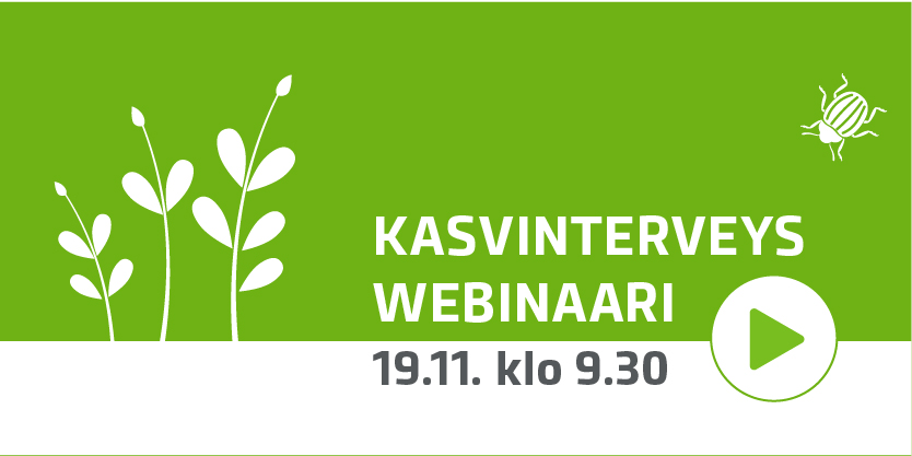 Kasvinterveyswebinaarin logo