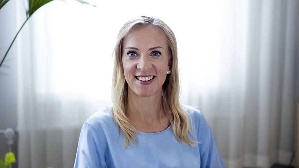 Idrotts- och ungdomsminister Sandra Bergqvist