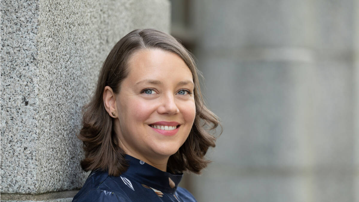 Kuvassa erityisasiantuntija Venla Mäntysalo.