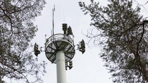 Public warning sirens.