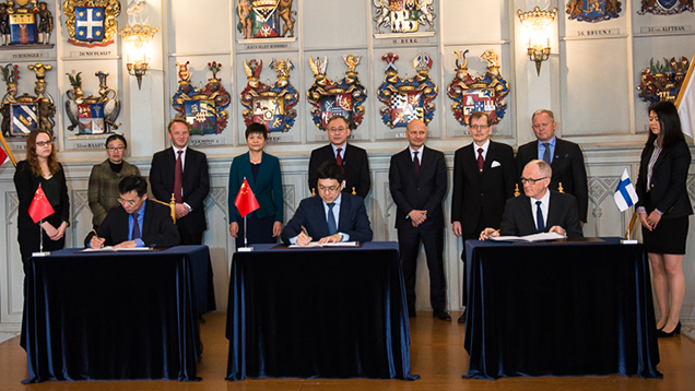 Yrityssopimuksilla lisää vientiä ja investointeja Kiinan ja Suomen välille
