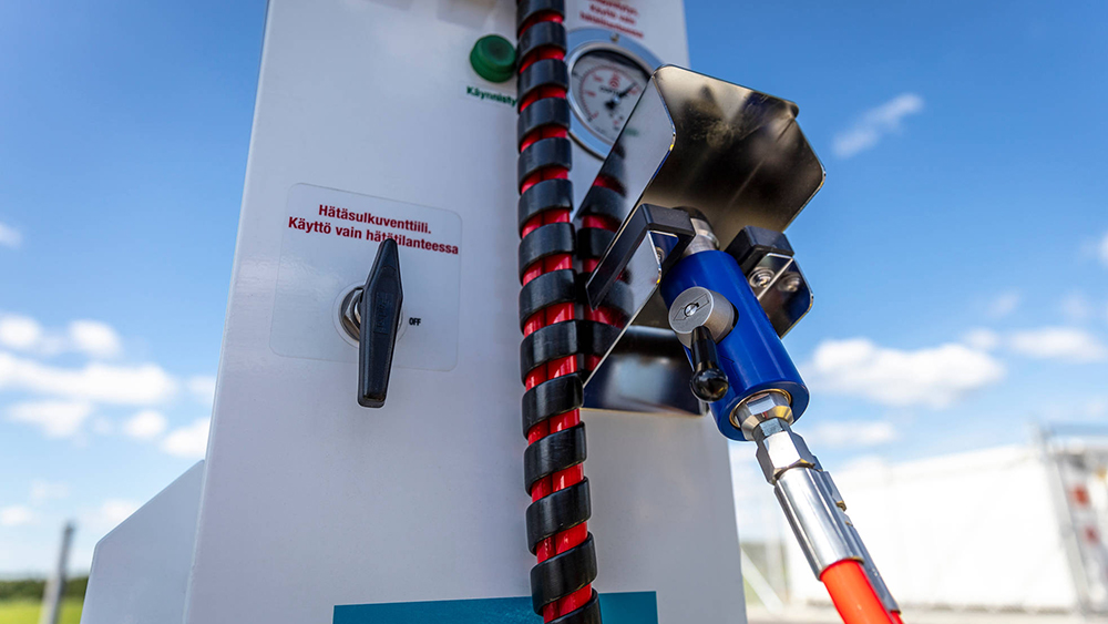 kuva biokaasutankkausasema